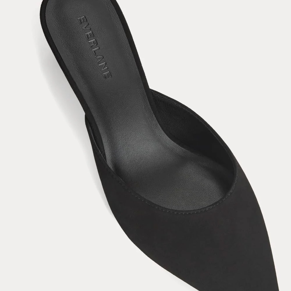 Everlane Black Suede Studio Kitten Heels - BNWT in box. - Picture 8 of 10